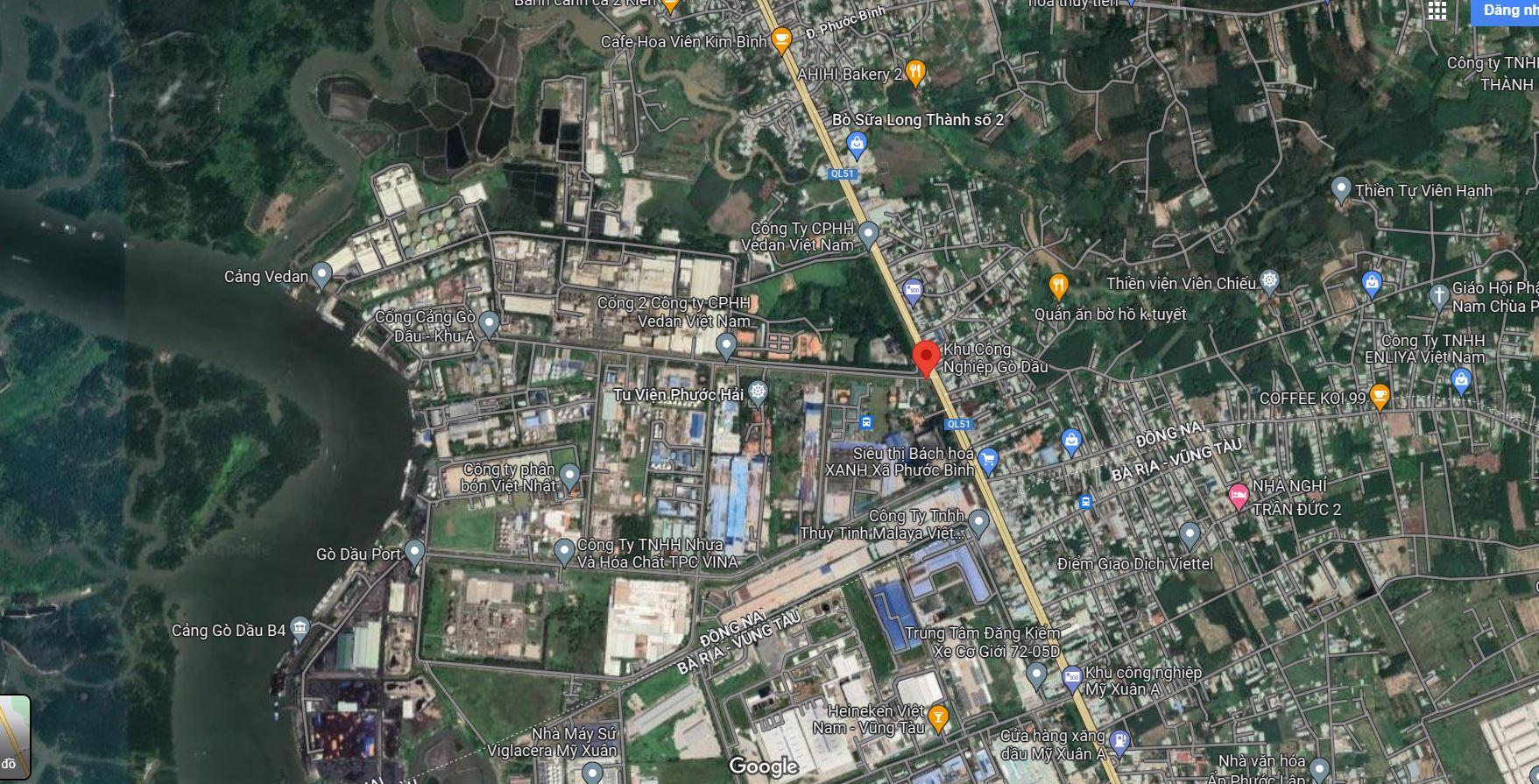 Vị trí khu công nghiệp Gò Dầu Đồng Nai